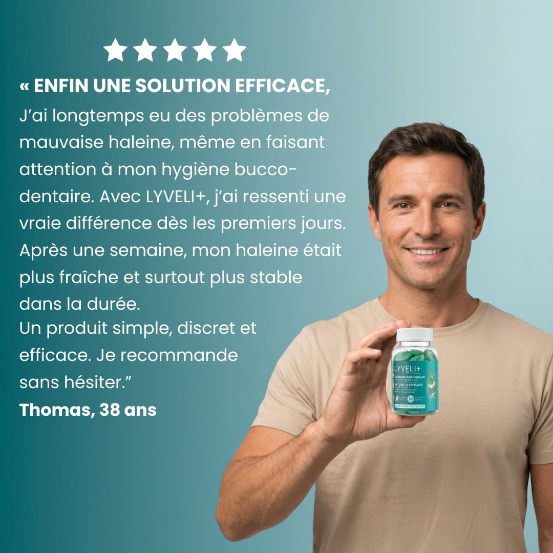 LYVELI+ | Gummies anti-odeur