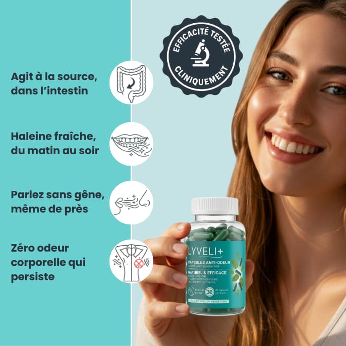 LYVELI+ | Complément anti-odeur