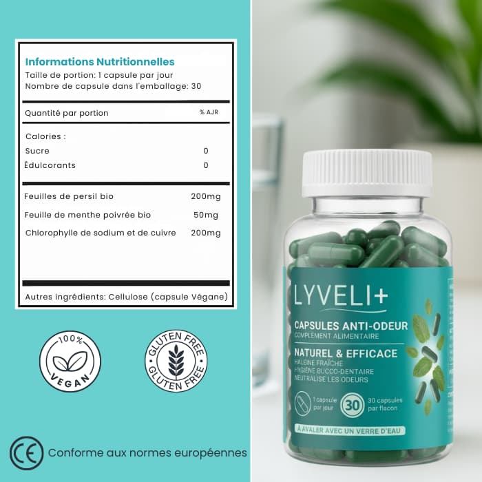 LYVELI+ | Complément anti-odeur