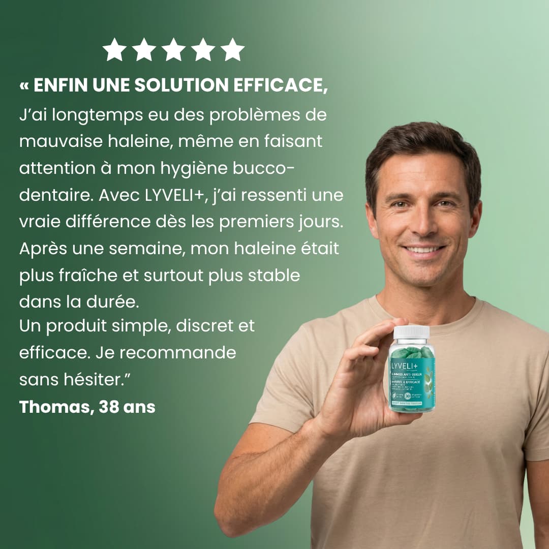 LYVELI+ | Gummies anti-odeur