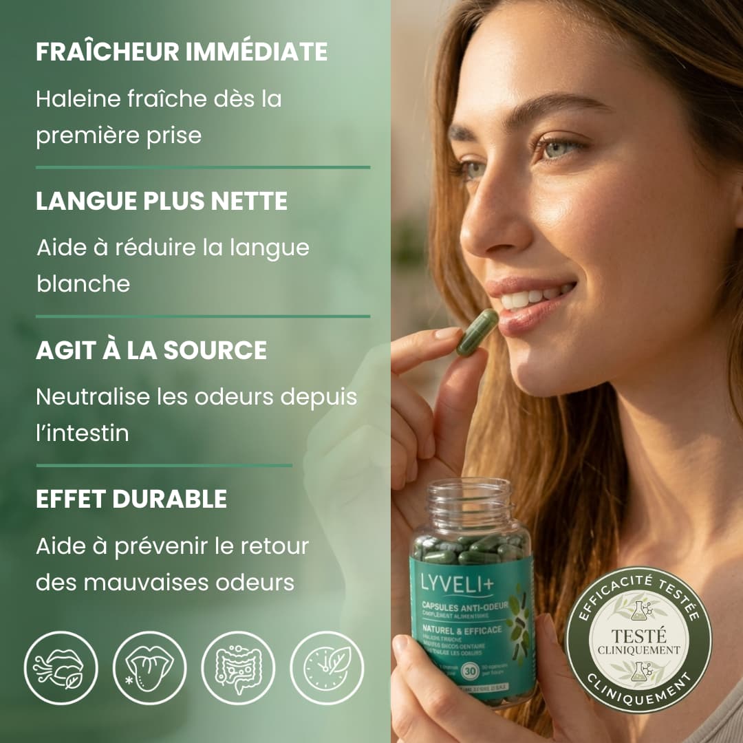 LYVELI+ | Complément anti-odeur