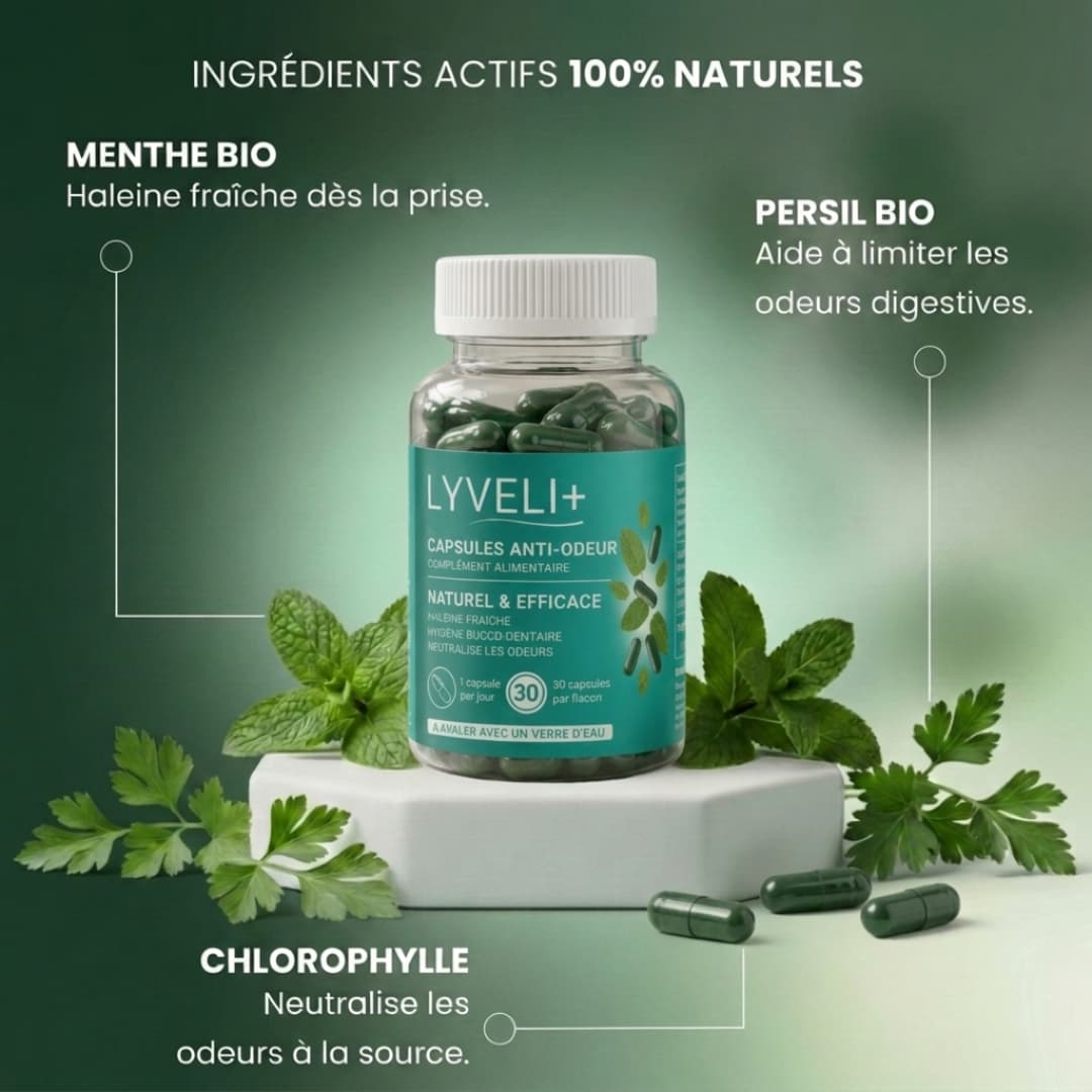 LYVELI+ | Complément anti-odeur