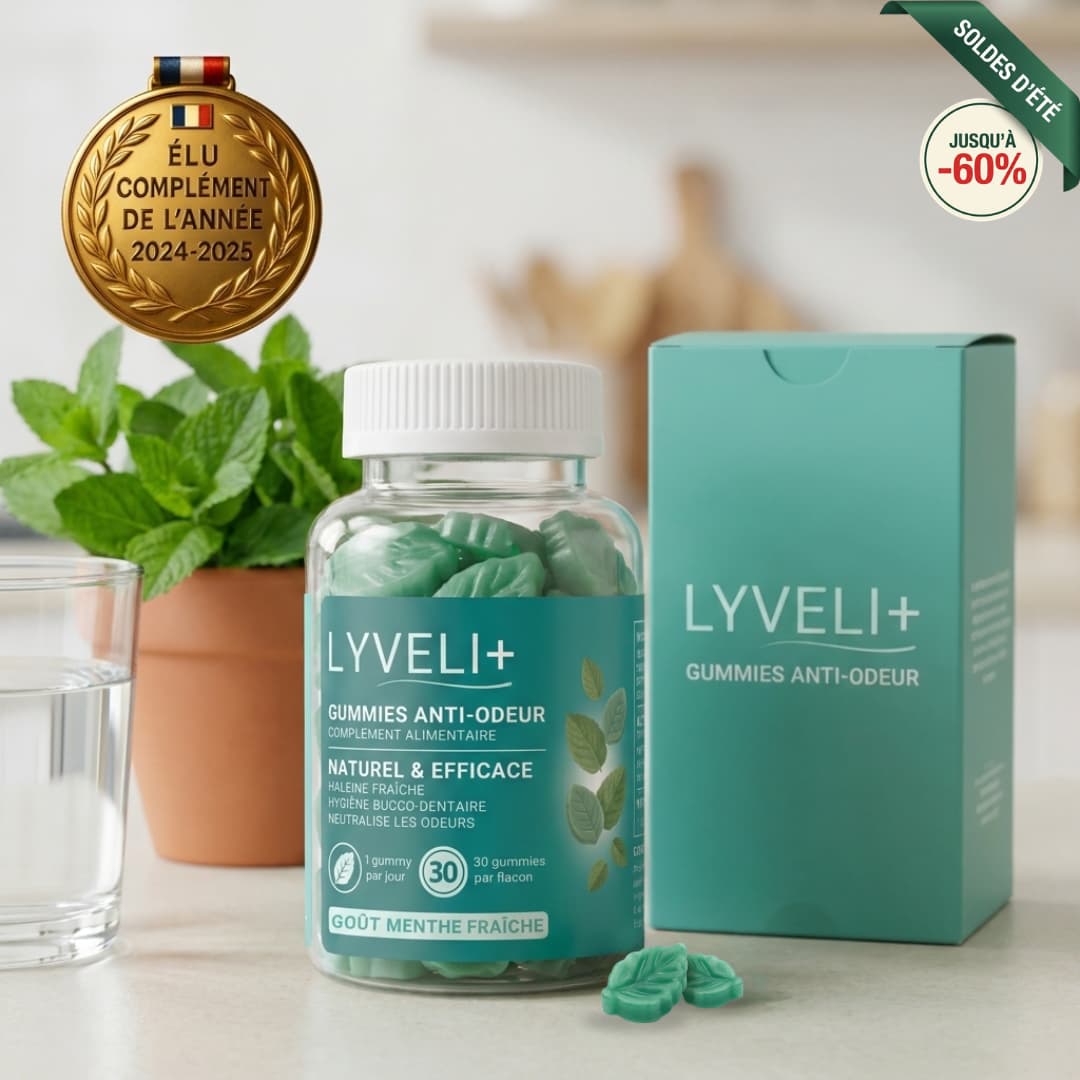 LYVELI+ | Gummies anti-odeur