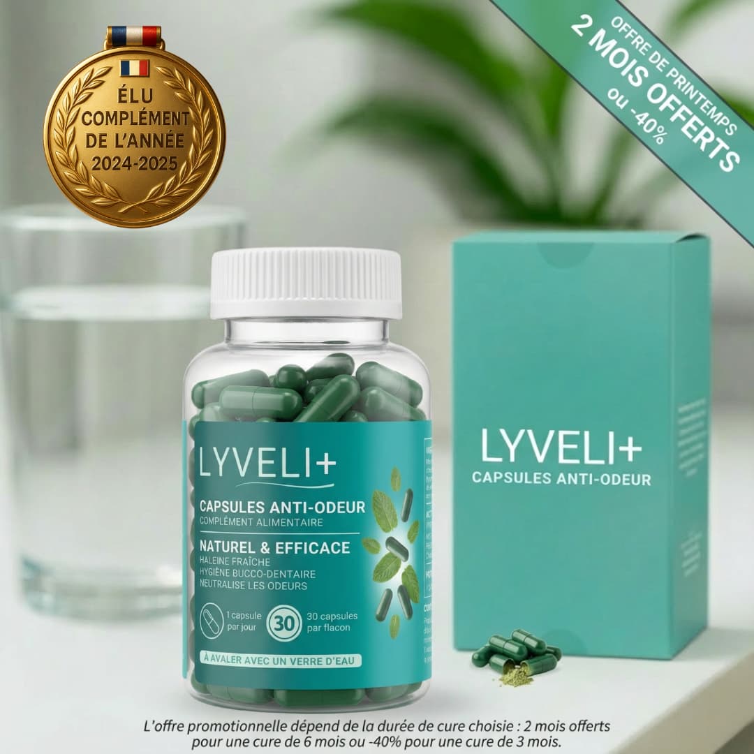 LYVELI+ | Complément anti-odeur.