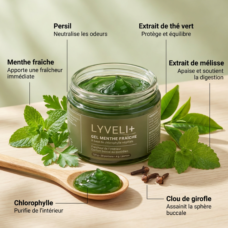 LYVELI+ | Gel buccale anti-odeur